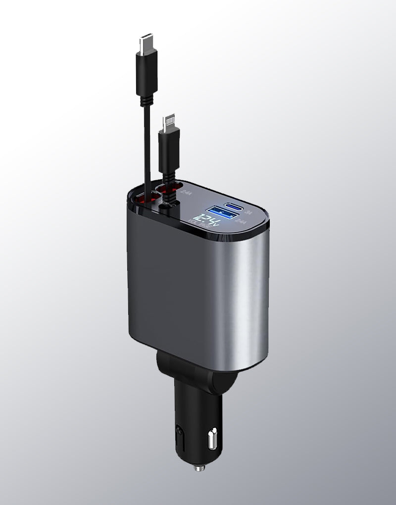 Ładowarka samochodowa 4w1