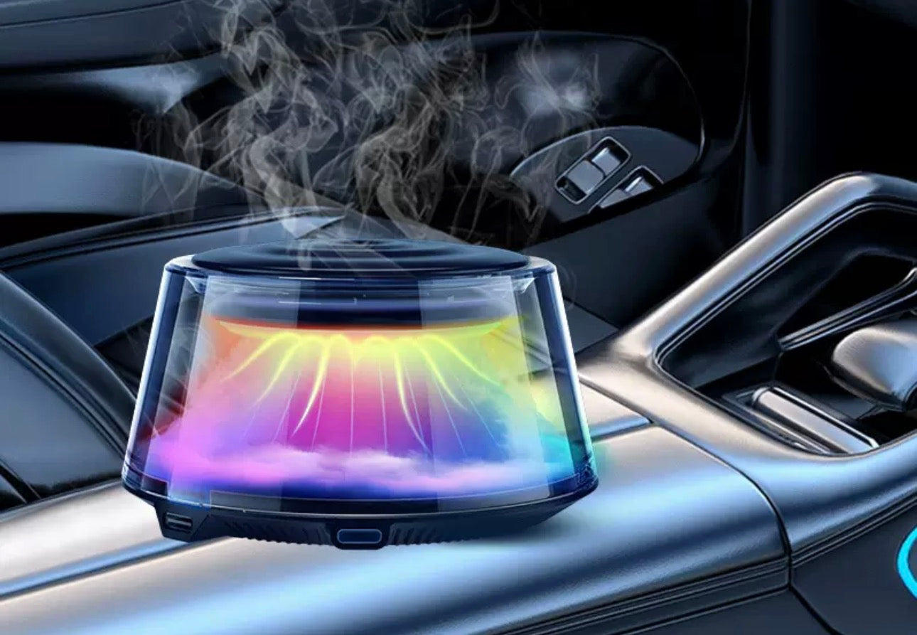 Aromatyzator w kształcie góry z podświetleniem LED