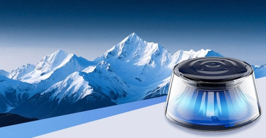 Aromatyzator w kształcie góry z podświetleniem LED