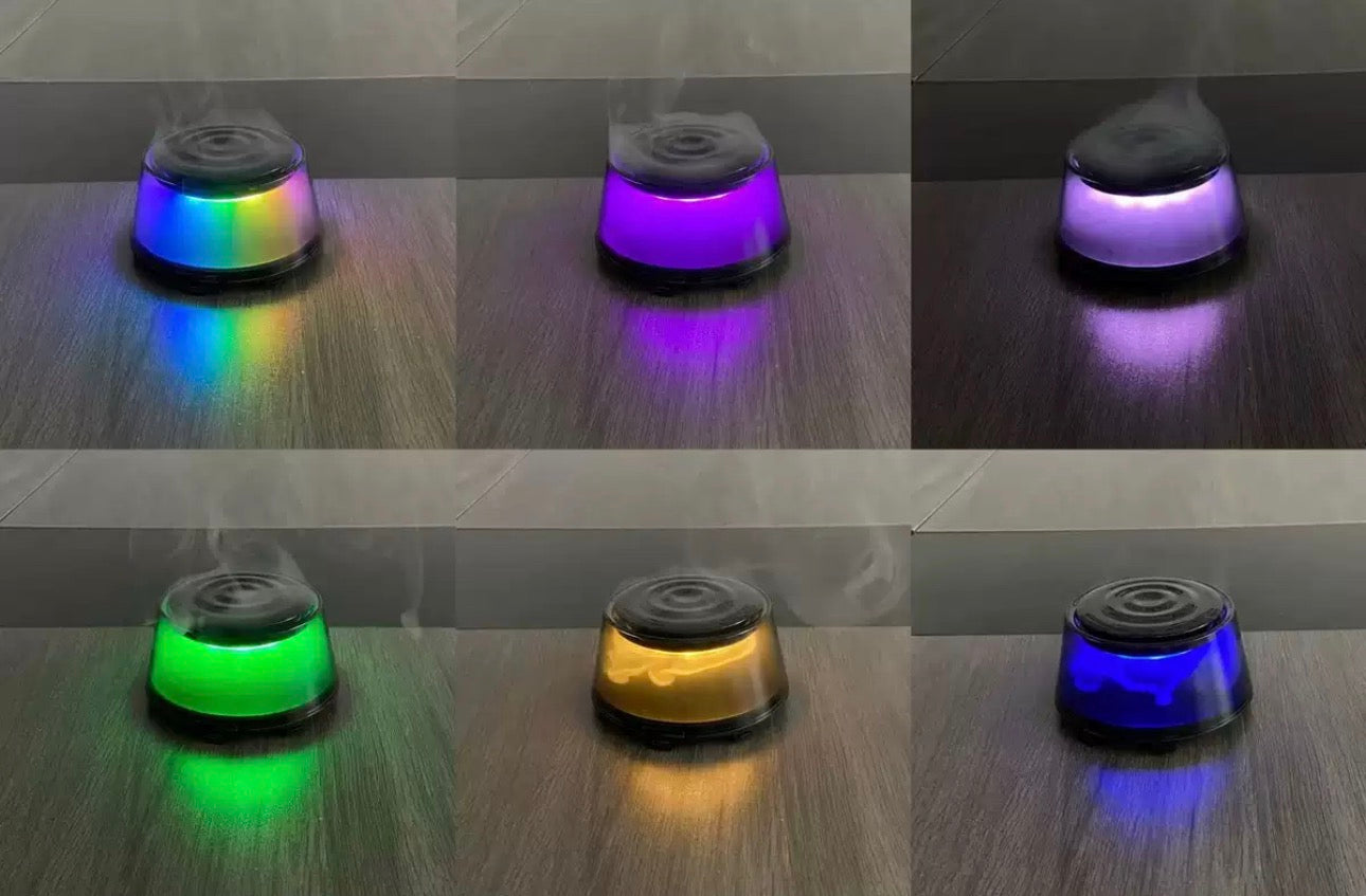 Aromatyzator w kształcie góry z podświetleniem LED